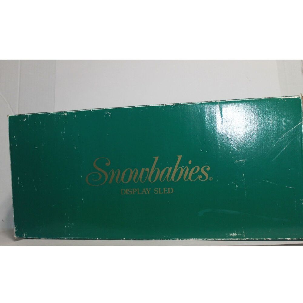 Dept. 56 Snowbabies Large 19" Display Sled w/ Box Please Read